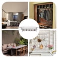 thumbnail image 4 of 35.8in Wall Mounted Coat Hooks with Shelf Rustic Wood Coat Rack with 8 Dual Metal Hooks, 4 of 5