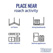 TERRO Multi-Surface Roach Baits - 12 pack