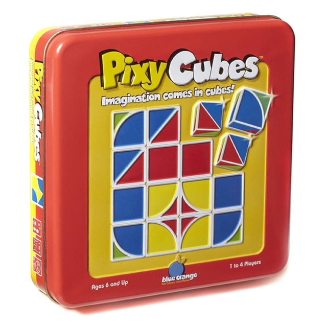Juego de diseño de patrones a juego Pixy Cubes Blue Orange 6+