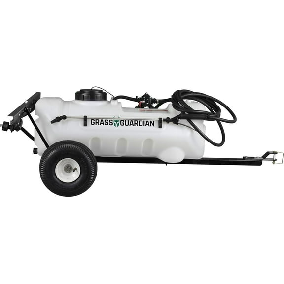 Grass Guardian 15 Gallon Trailer Broadcast Sprayer - 1.1GPM, 7' Swath