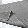 thumbnail image 6 of Superior Egyptian Cotton 900 GSM Greek Key Border 2-Piece Bath Mat Set, Silver, 6 of 7