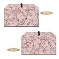 thumbnail image 4 of TSOVTHRID Pink Cherry Blossom Butterfly Print Microwave Oven Dust Cover with Handle Stain-Resistant Universal Toaster Oven Cover Oil-Proof Small Appliance Dust Covers, 20.9"W x 15.7"D x 12.4"H, L, 4 of 7