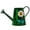 Green, variant on Eqslft 3.5L Galvanized Powder Coated Watering Can, Removable Rosette Spout, Decorative Metal Water Can for Garden