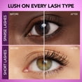 thumbnail image 2 of Máscara de pestañas Buxom Lash voluminizadora a prueba de agua negra, 2 of 9