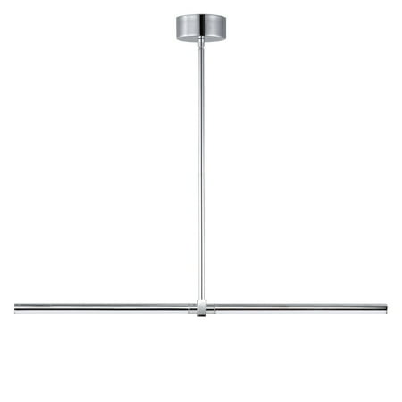 

ET2 Lighting E21355-PC Dorian - 14W 2 LED Linear Pendant-1 Inches Tall and 1 Inches Wide Polished Chrome