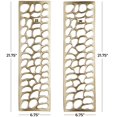 thumbnail image 3 of DecMode Gold Aluminum Metal Cutouts Abstract Wall Decor (2 Count), 3 of 7