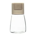 thumbnail image 1 of Quantitative Pepper Shaker Dispenser | Push Button Condiment Bottle with Lid | Portion Control Seasoning Jar for Kitchen, Bbq, or Camping | Glass Spice Container for Powders and Small Grains, 1 of 1