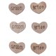 thumbnail image 5 of Confeti De Corazón, Tabla De Densidad, Confeti De Madera, Patrón De Grabado, Fabricación DIY, 2x1,5 Cm Para Decoración ANGGREK Otros, 5 of 8
