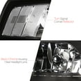 thumbnail image 7 of DNA Motoring For 99-04 Ford Mustang LED DRL Black Clear Corner Headlight Lamps Pair, 7 of 7