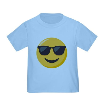 

CafePress - Sunglasses Emoji Toddler T Shirt - Cute Toddler T-Shirt 100% Cotton