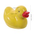 thumbnail image 2 of TEHAUX Estatua De Pato Cerámico Amarillo Para Acuario Resistente Al, 2 of 8