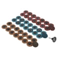 thumbnail image 1 of Shexton Muela abrasiva 2' Ticfox 180/320/400 Rojo Amarillo Azul 45 Uds, 1 of 12