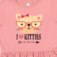 thumbnail image 4 of Inktastic Cat Lover I Love Kitties Girls Toddler Dress, 4 of 5