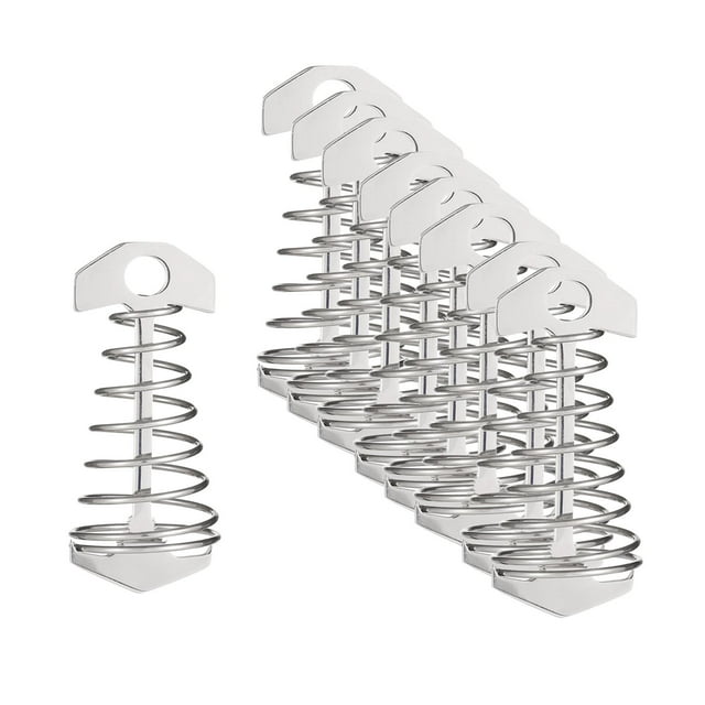 koolsoo 10x Tent Rope Tensioners Adjustable Fishbone Deck Peg Camp 70x30mm