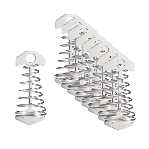 Tensores de cuerda de tienda de 10 piezas, estacas de anclaje de cubierta de 80x30mm Sunnimix anclas de estacas de carpa