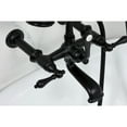thumbnail image 4 of Kingston Brass CC541T0 Vintage 7-Inch Wall Mount Tub Faucet with Hand Shower, Matte Black, 4 of 7