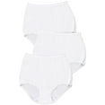 thumbnail image 4 of Dixie Belle Women's Banded Leg Cotton Full Brief Panty, sz 5-15, 3-Pack, 4 of 5