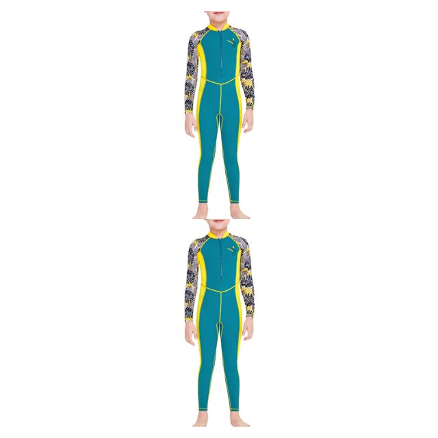 Greeniant Trajes de neopreno Traje de buceo Traje de neopreno multicolor para niños Mangas largas y pantalones De una pieza a la moda para Type1 NO1