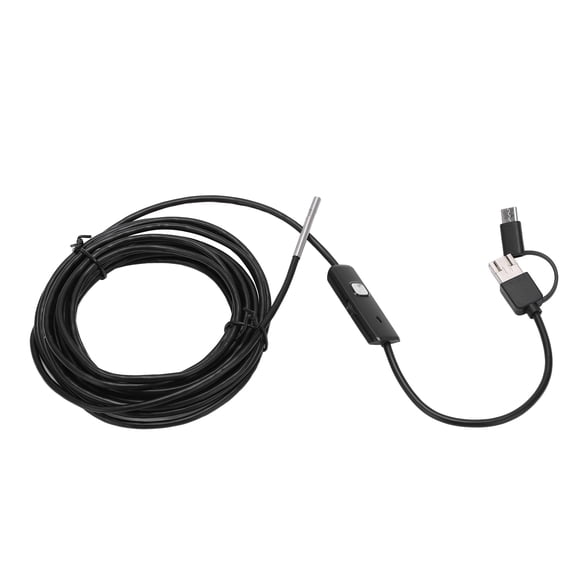 3.9mm Endoscope High Definition Inspection Camera Pipeline Mobile Phone LED Borescope, 6 LED Lights, IP67 Waterproof, with Type - C Interface for , PC Computer