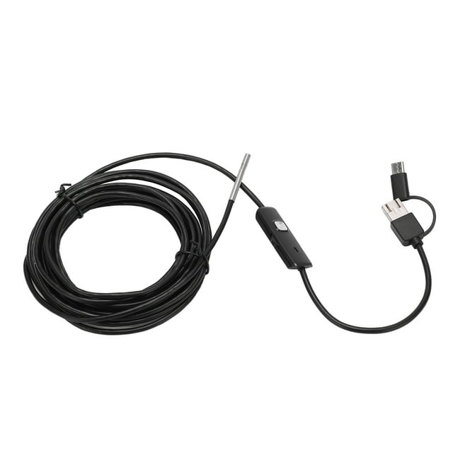 3.9mm Endoscope High Definition Inspection Camera Pipeline Mobile Phone LED Borescope, 6 LED Lights, IP67 Waterproof, with Type - C Interface for , PC Computer