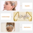 thumbnail image 3 of OULII 2Pack Elegant Hair Barrettes in Leaf Shape for Girls Parties, 3 of 8