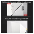 thumbnail image 4 of Rotating Shoe Rack, 360° Swivel Octagon Shoe Tower - Freestanding Closed Shoe Cabinet, Simple Storage Organizer, White, 35x35x45cm, 4 of 4