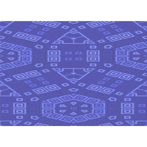 Ahgly Company Machine Washable Indoor Rectangle Transitional Light Slate Blue Area Rugs, 3' x 5'