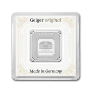 Geiger Edelmetalle Original 10 Gram Silver Square - In Capsule