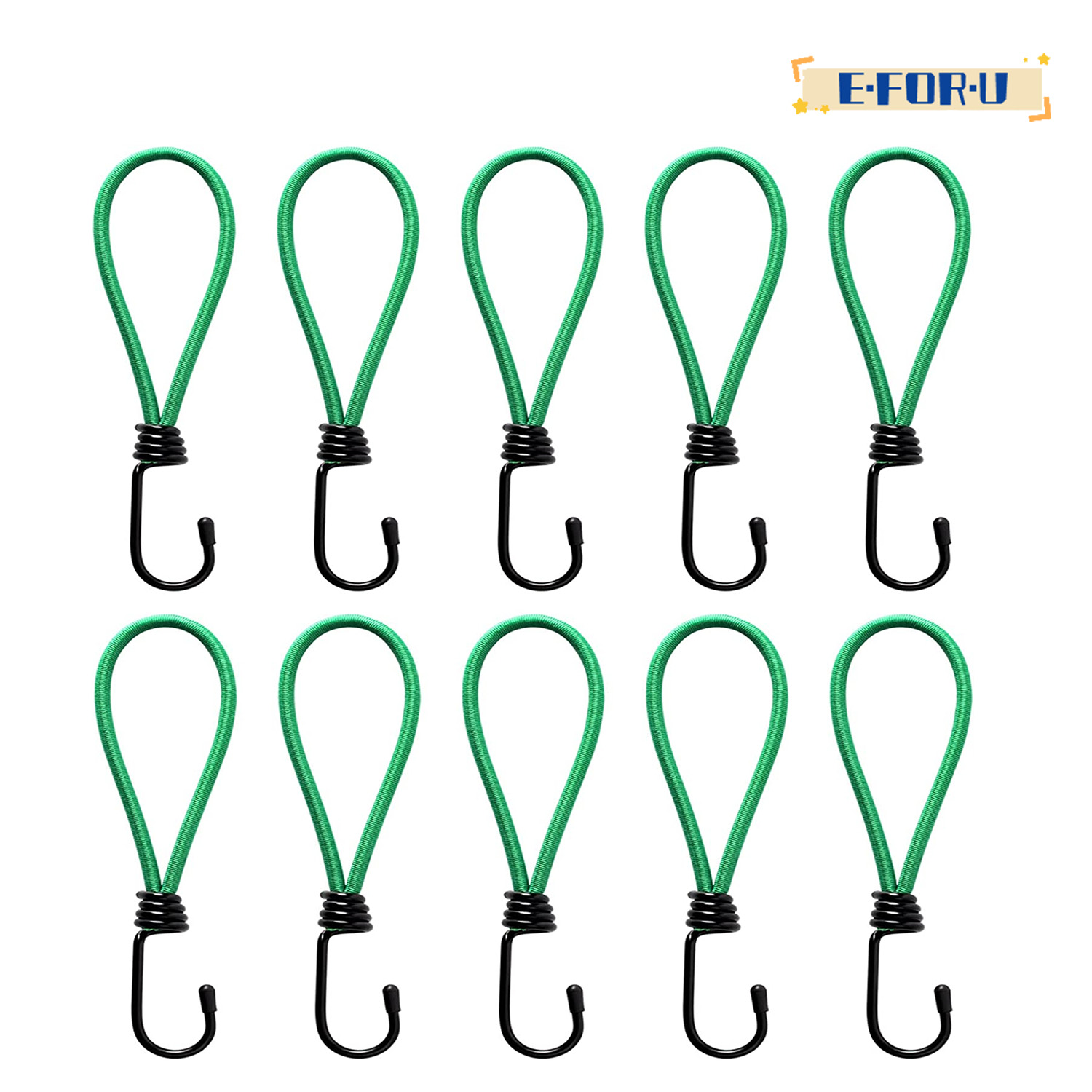 Bungee Cord with Hooks 10 Pack Heavy Duty Bungee Cords