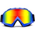 thumbnail image 1 of Gafas de esquí, gafas de nieve para snowboard para hombres y mujeres con lentes esféricas desmontables protección UV antivaho(Blue+Color), 1 of 5