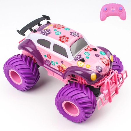Funtogether Toys 1:16 Scale 2.4GHz RC All-Terrain Off-Road Monster & Beetle Bug Cars – Remote Control Toys for Girls Ages 6-12 (Pink & Purple) with Box Funtogether Toys 1:16 Scale 2.4GHz RC All-Terrain Off-Road Monster & Beetle Bug Cars – Remote Control Toys for Girls Ages 6-12 (Pink & Purple) with Box