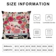 thumbnail image 5 of JEUXUS Valentines Pillow Covers Black Buffalo Plaid Truck Floral for Valentines Day Decor Outdoor Valentine Decorative Throw Pillows Cushion Case Decorations for Couch, 5 of 5
