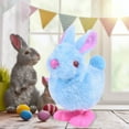 thumbnail image 2 of Easter Jumping Rabbit Wind Up Plush Toys for Toddlers Kids,Hopping Bunny for Easter Bonnet Egg Hunt Toy Basket Fillers Gifts(Rabbit, 3.5inch), 2 of 6