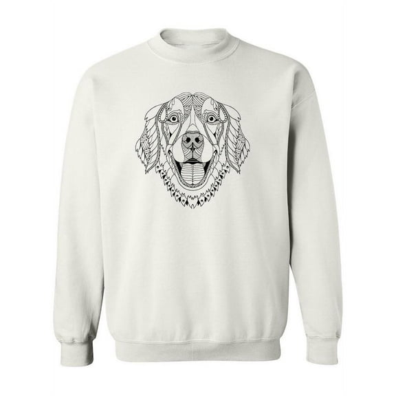 Ethnic Golden Retriever Dog  Sweatshirt Women -Image by Shutterstock, Female Large