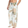 thumbnail image 2 of Fotbe Air Balloon and Flower Men's Pajama Pants,Sleepwear Pants,Pj Bottoms Drawstring And Pockets-Large, 2 of 9