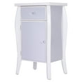 thumbnail image 3 of Heather Ann Creations Amelia Collection 1 Drawer 1 Door Mirrored Accent Cabinet End Table, 3 of 7