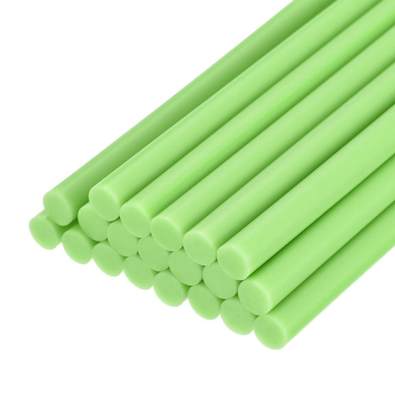 Unique Bargains 20pcs Hot Melt Glue Gun Sticks,100mm x 7mm for Most Glue Gun,Green
