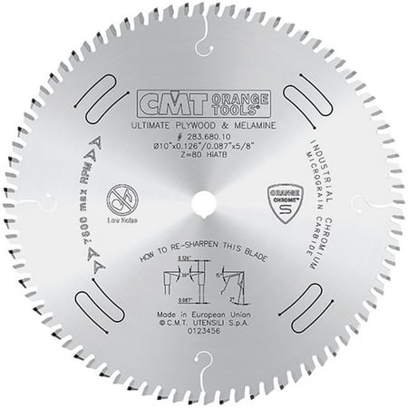 

CMT CMT283.680.10 10 in. Ultimate Plywood & Melamine Blade