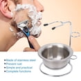 thumbnail image 4 of Práctico Soporte Para Cepillo De Afeitar Simple Para Prevenir La Oxidación, Juego De Cuencos Con Soporte De Afeitado, Multifunción Para Cepillo De Barba Y Jabón,, 4 of 7