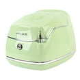 thumbnail image 1 of 38L Motorcycle Helmet Box ABS, with Metal Base Plate, Retro Inspired Design, Crafted for Full Size Helmet, Gloves, Tools, Fits Most Motorcycles, Scooters, 1 of 7