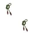 thumbnail image 4 of sweethay Correa trasera para cámara inteligente Digital de nailon de cuero Color sólido resistente a desgarros fotografía videocámara Verde 2Conjunto, 4 of 6