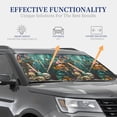 thumbnail image 4 of Sikiie Baroque Floral Still Life Print Foldable Car Windshield Sun Visor, Car Window Sunshade Suitable for Sedan, SUV and Truck Car Accessories-Medium, 4 of 6