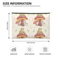thumbnail image 3 of Susaid Frog Sitting On Mushroom Print Makeup Mini Bags for Women Multi Color Cosmetics Bag Travel Toiletry Bag Pencil Pouch Blank Makeup Bags with Zipper, 3 of 7
