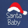 thumbnail image 2 of CafePress - Santa Baby Maternity T Shirt - Maternity Dark T-Shirt, 2 of 3