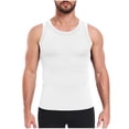 thumbnail image 2 of hoksml Men's Compression Tank Top, Polyester-Spandex Athletic Shirt for Workout, Running, and Gym Use, 2 of 9