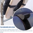 thumbnail image 4 of Bedside Commode Cushion Washable 16.5inch X 16.5inch PU Cover with Fixing Straps for Commode Chair,Toilet Seat Cushion A, 4 of 8