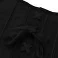 thumbnail image 6 of Gkeoshab Corsets for Women Lace Bustier Corset Crop Tops for Women - Spaghetti Strap Corset Bustier Fashion Going Out Top Shapewear Black L, 6 of 7