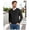 Black, variant on Mens V-Neck Wool Knit Casual Pullover Sweater