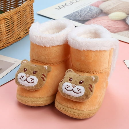 

Ã£ÂÂYilirongyummÃ£ÂÂ Baby Toddler Shoes Warm Booties Shoes Fashion Printing Non Slip Breathable