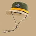 thumbnail image 3 of Sombrero de pescador plegable con bolsa a juego de colores para deportes al aire libre, de secado rápido, para verano, con protección solar, para montañismo, 3 of 3